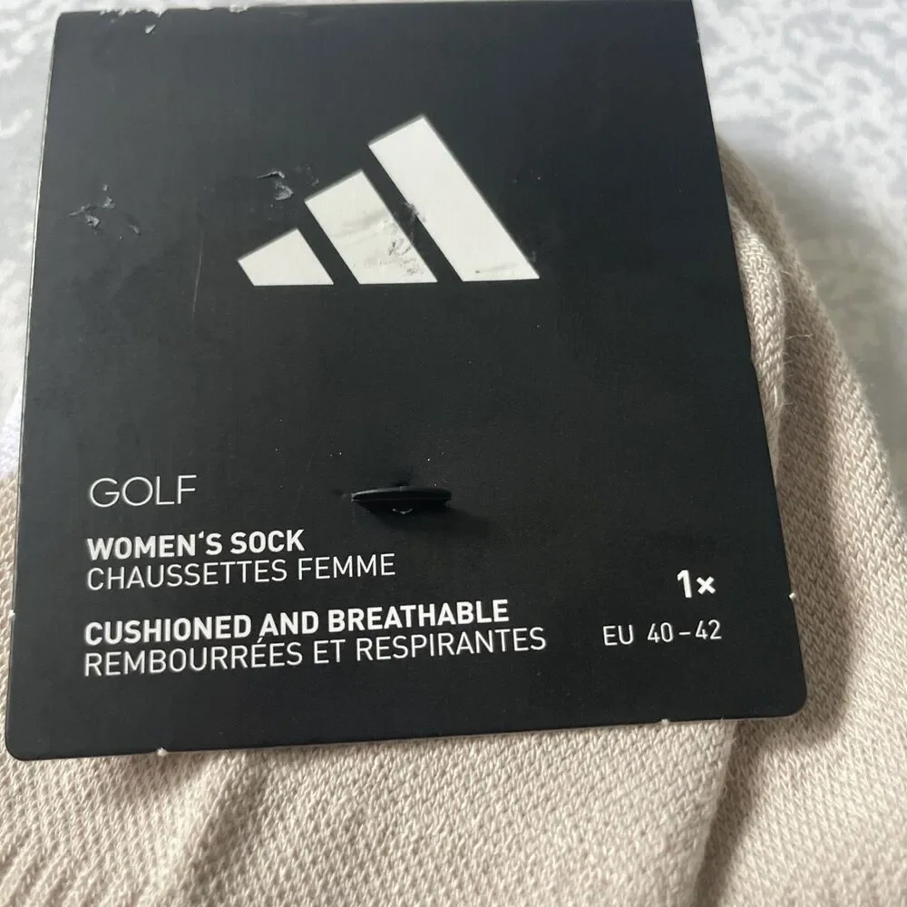 adidas GOLF 360* ARCH COMPRESSION WICKING SOCKS Women's/Men's -LARGE 8-10/6-8